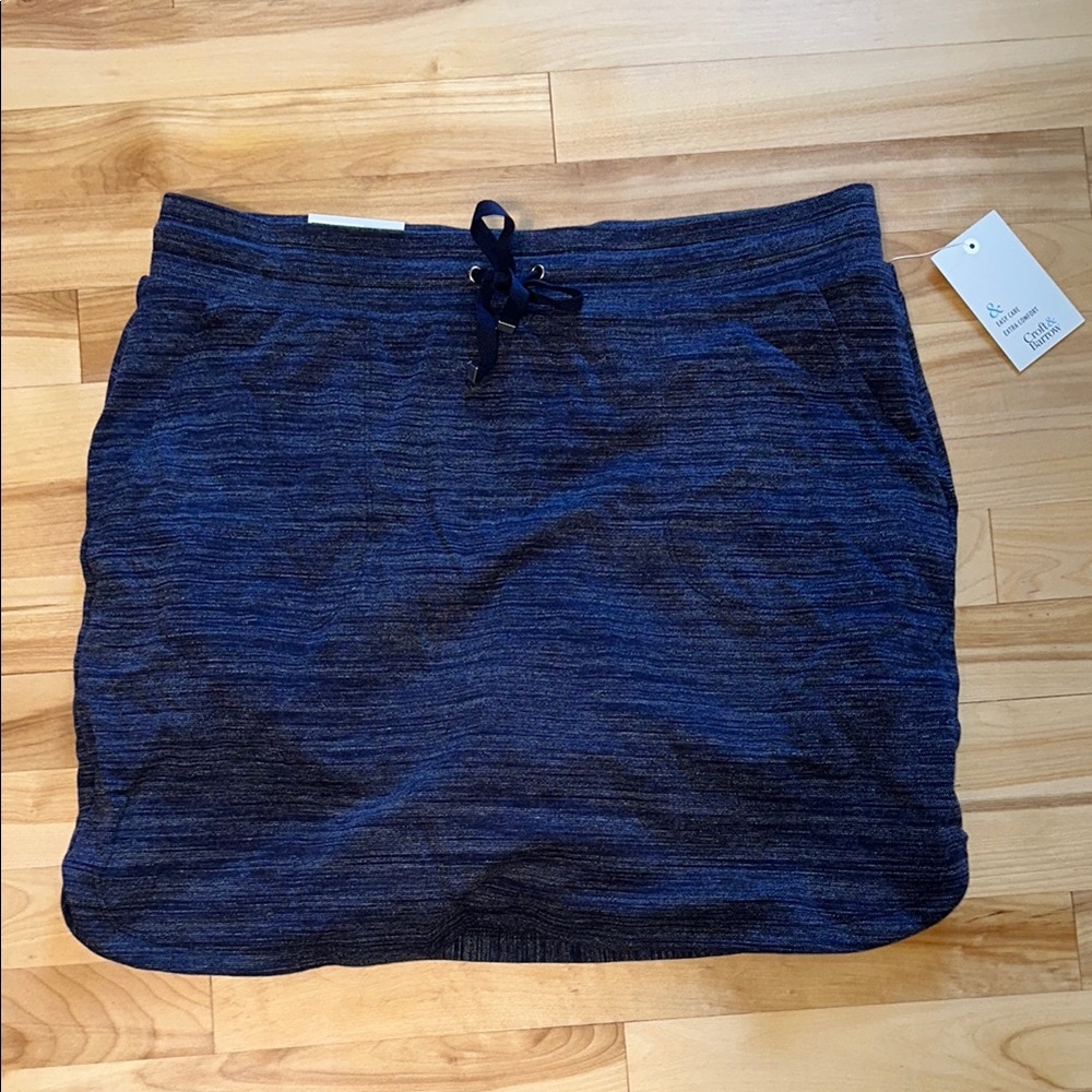 Croft & Barrow Navy Skort